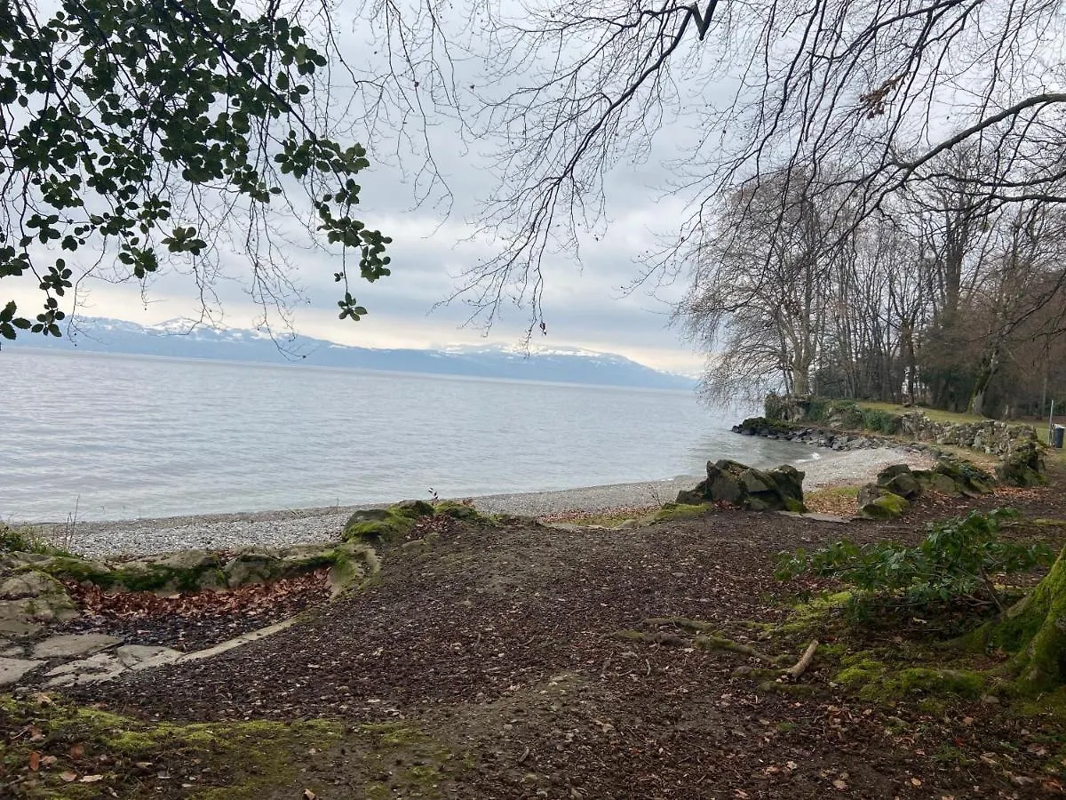 Apartment Bord De Lac,2 Chambres Superbe Vue Lac 5Mn Evian Lugrin France